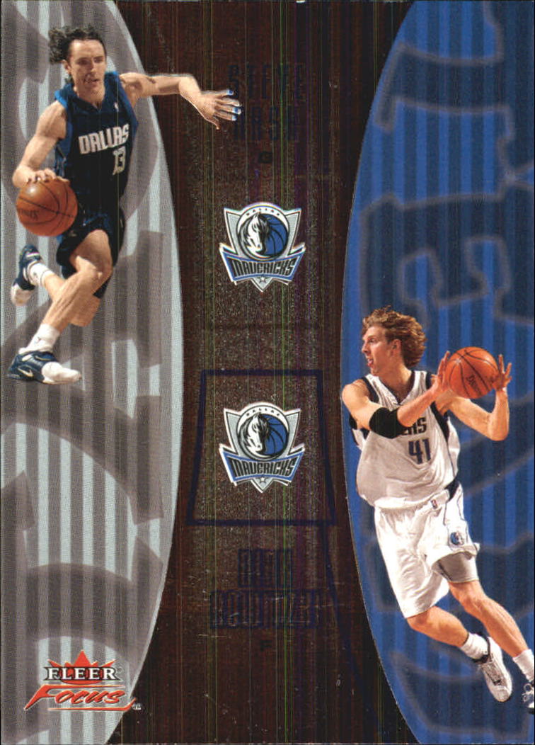 2003-04 Fleer Focus Tag Team #7 Steve Nash/Dirk Nowitzki