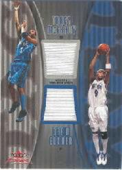 2003-04 Fleer Focus Tag Team Jerseys #9 Tracy McGrady/Drew Gooden