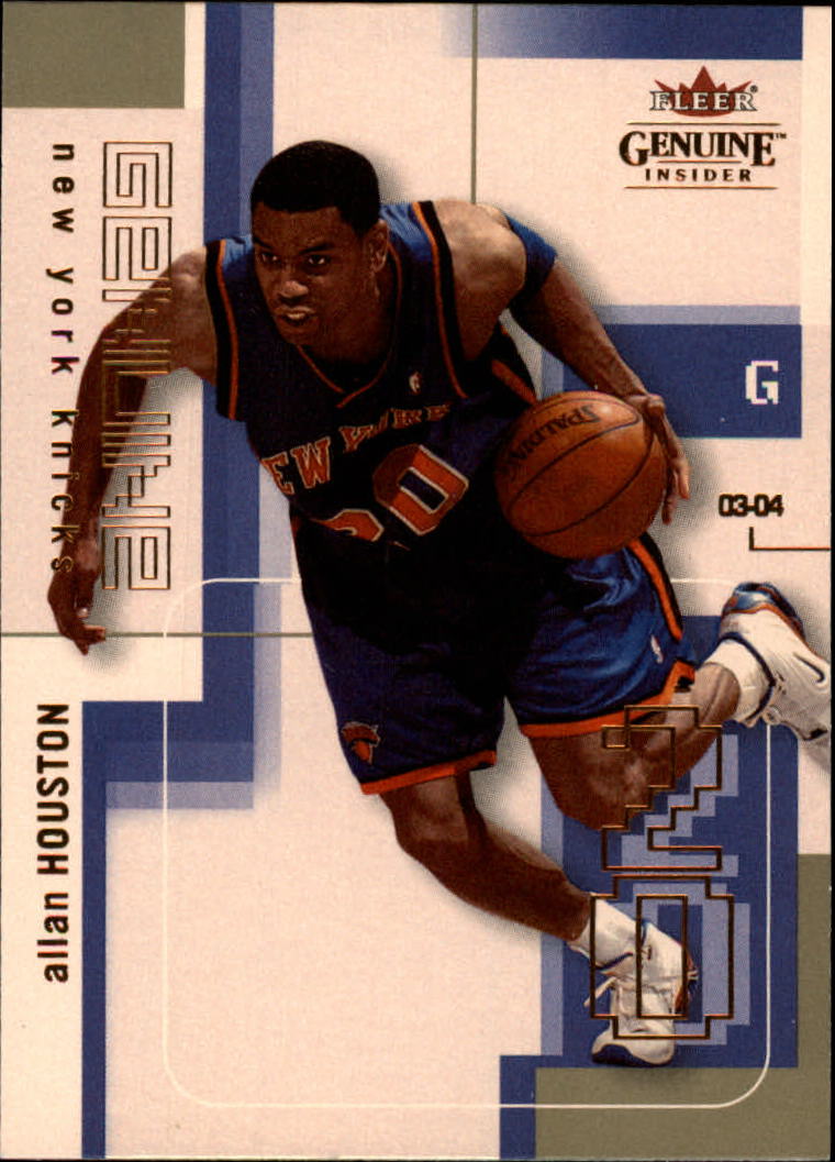 2003-04 Fleer Genuine Insider #5 Allan Houston