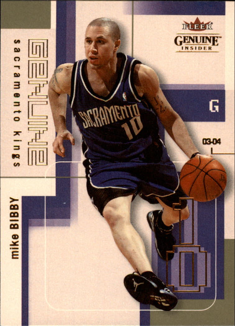 2003-04 Fleer Genuine Insider #6 Mike Bibby