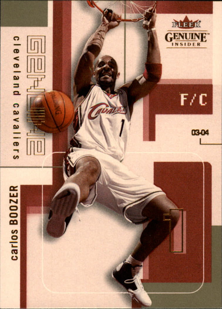 2003-04 Fleer Genuine Insider #14 Carlos Boozer