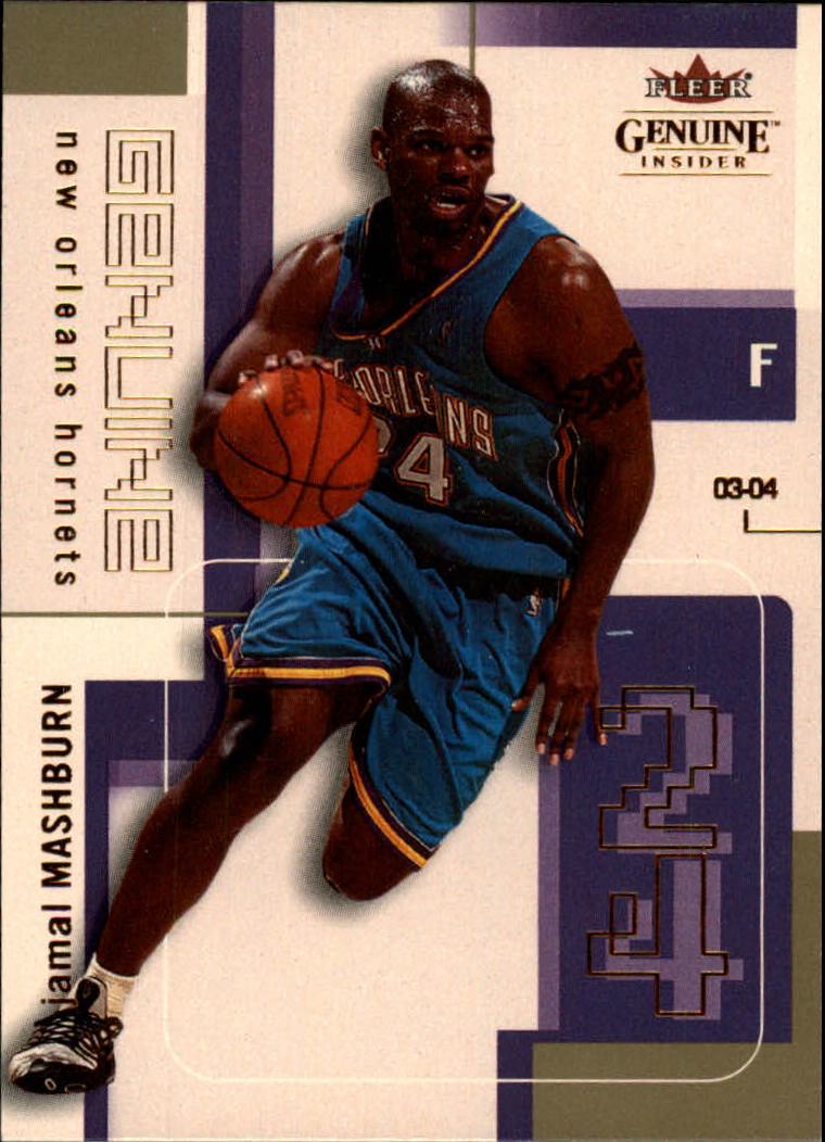 2003-04 Fleer Genuine Insider #17 Jamal Mashburn