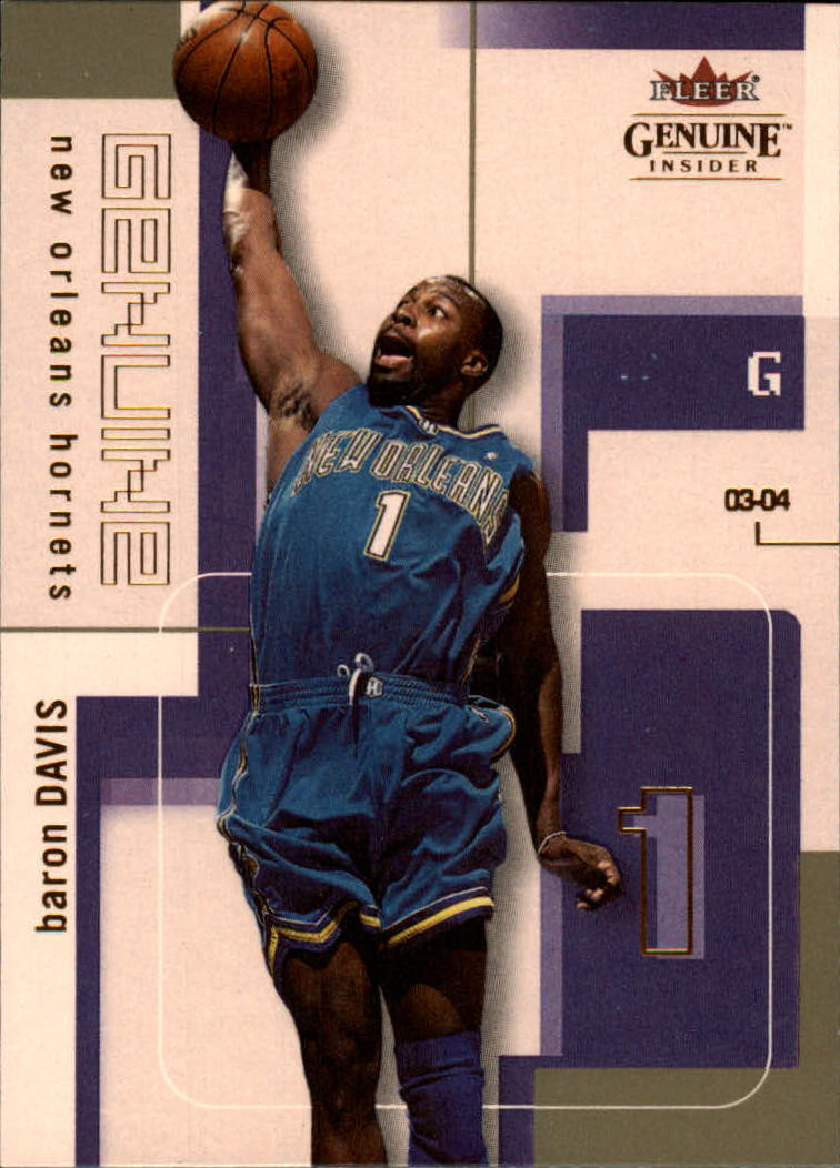 2003-04 Fleer Genuine Insider #48 Baron Davis