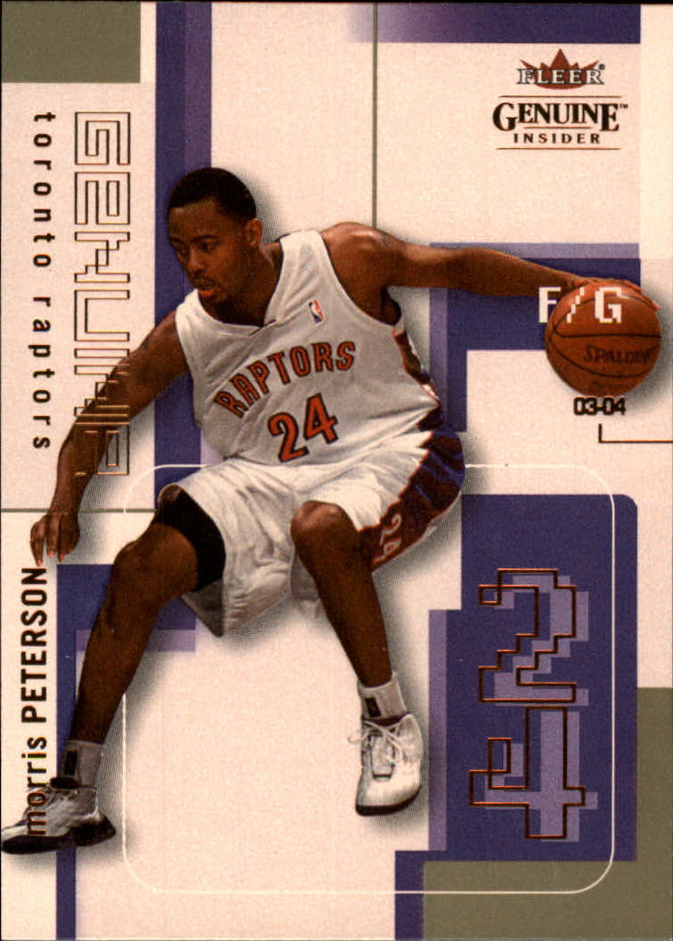 2003-04 Fleer Genuine Insider #50 Morris Peterson