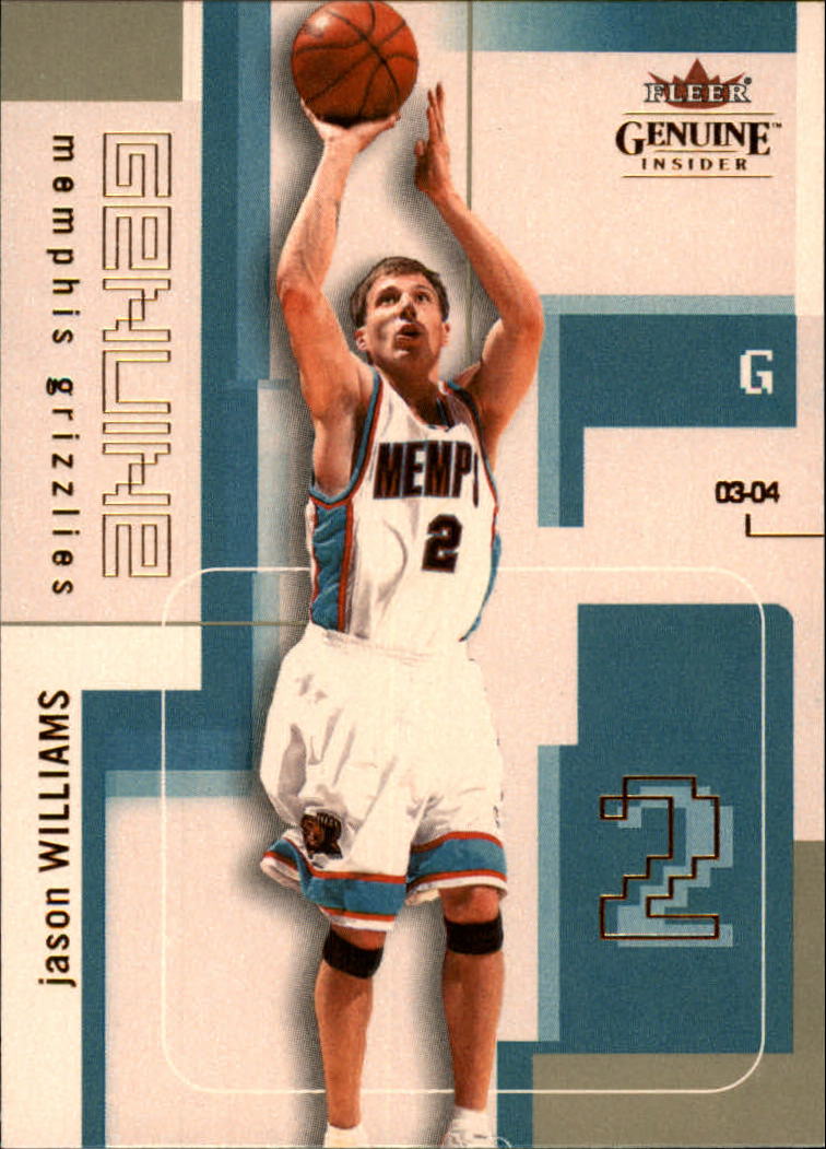 2003-04 Fleer Genuine Insider #59 Jason Williams