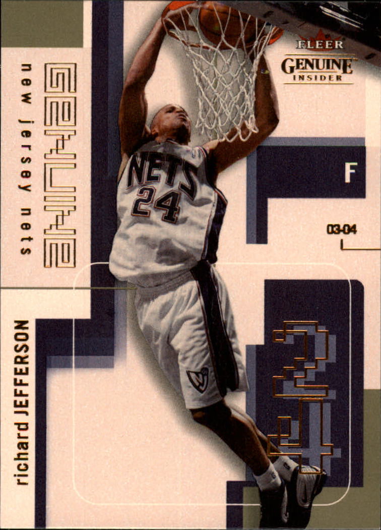 2003-04 Fleer Genuine Insider #66 Richard Jefferson