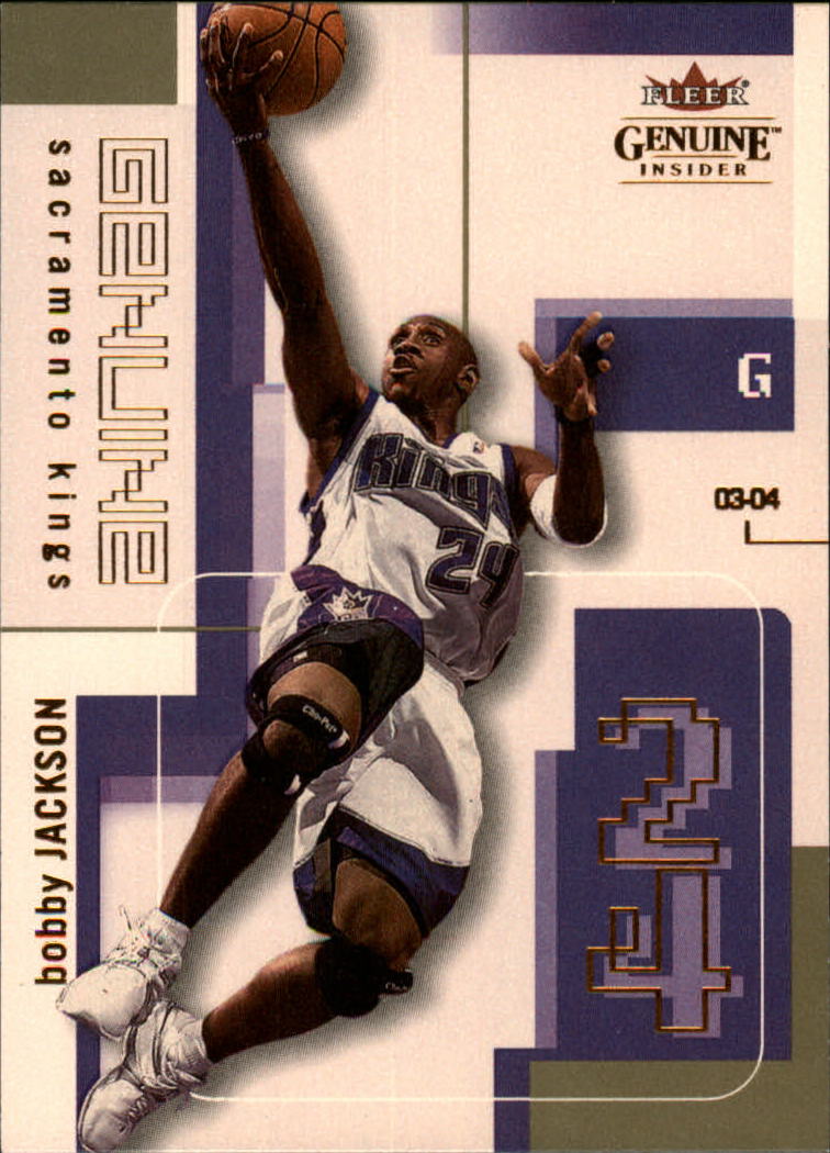 2003-04 Fleer Genuine Insider #74 Bobby Jackson