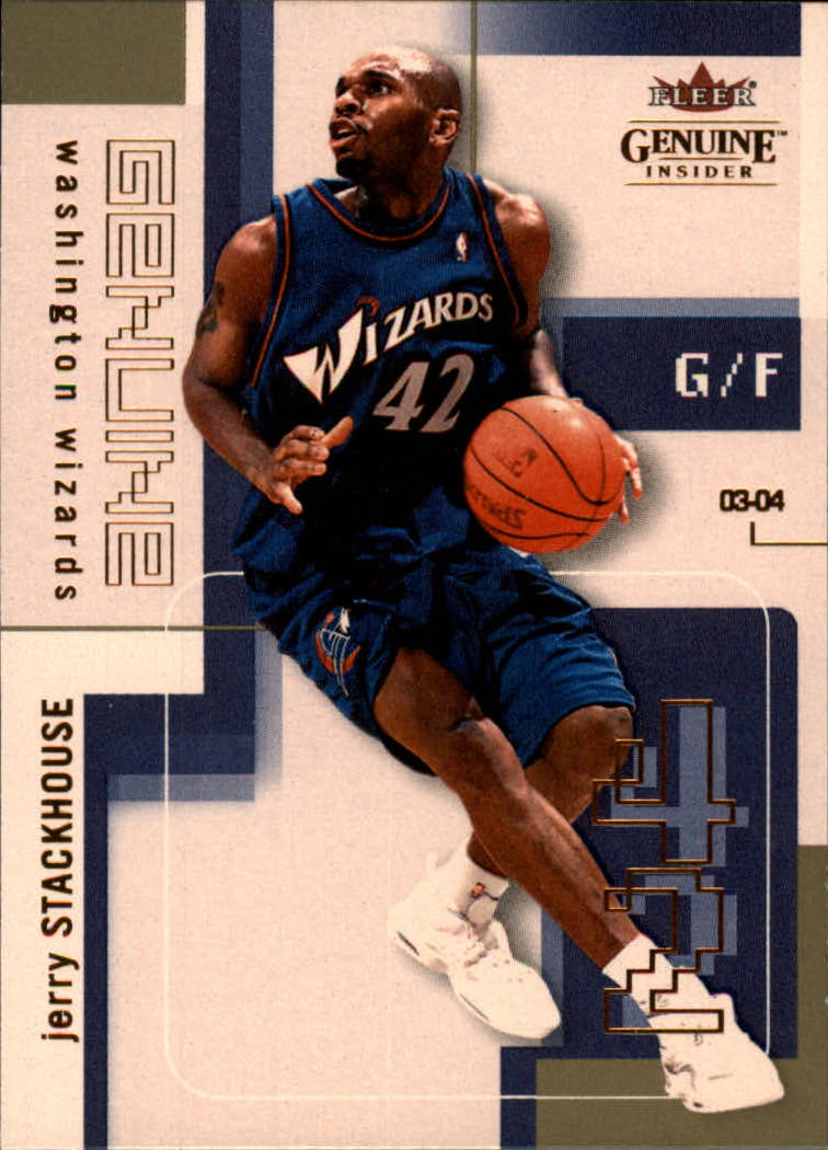 2003-04 Fleer Genuine Insider #75 Jerry Stackhouse