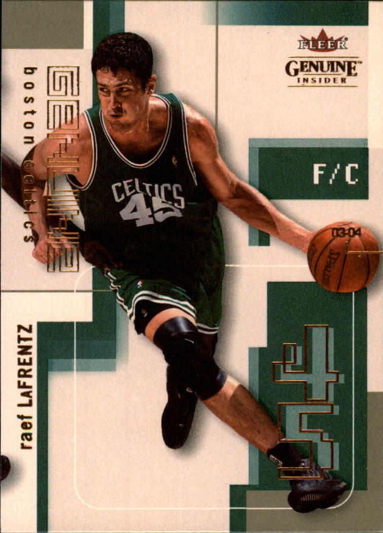 2003-04 Fleer Genuine Insider #82 Raef LaFrentz