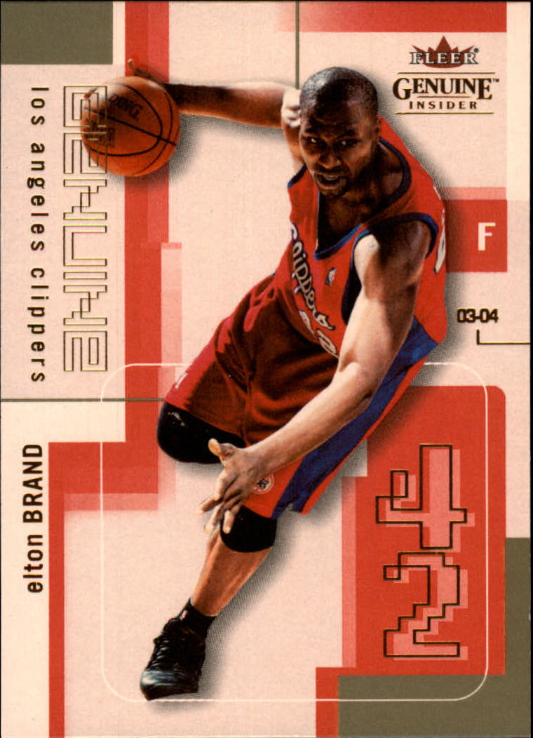 2003-04 Fleer Genuine Insider #84 Elton Brand
