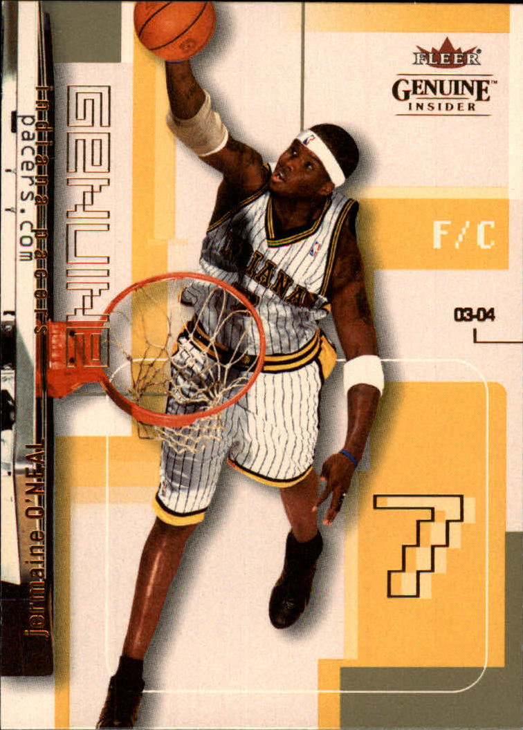 2003-04 Fleer Genuine Insider #90 Jermaine O'Neal