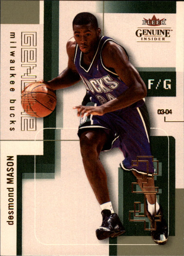 2003-04 Fleer Genuine Insider #91 Desmond Mason