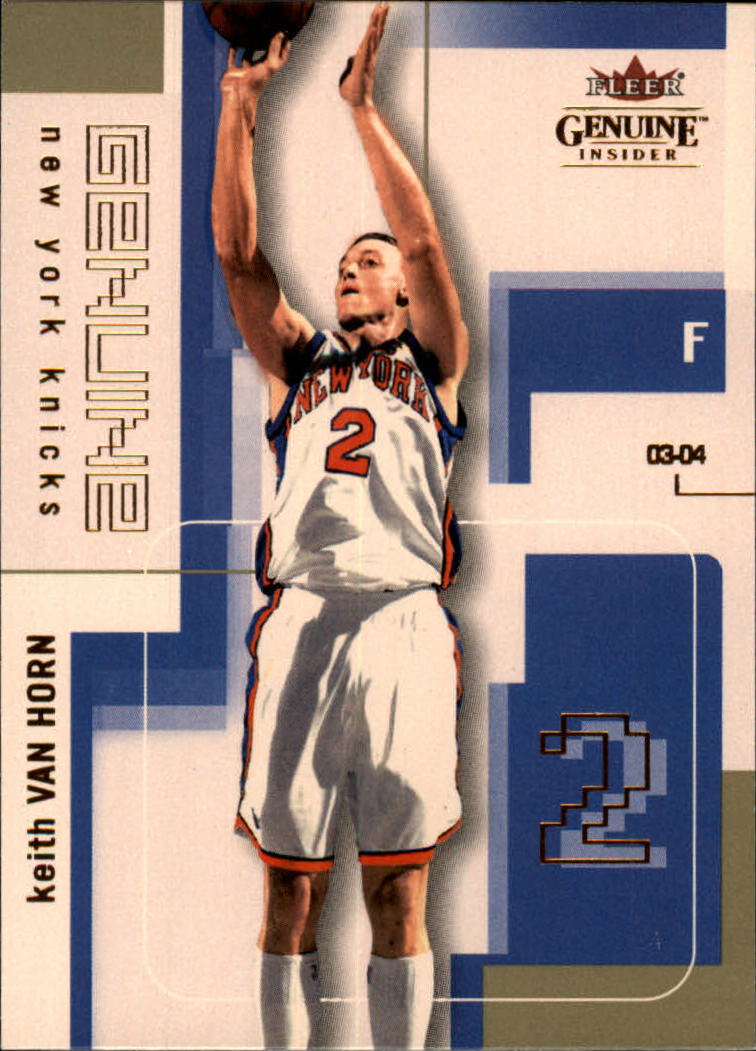 2003-04 Fleer Genuine Insider #92 Keith Van Horn