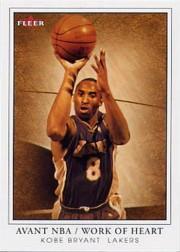 2003-04 Fleer Avant Work of Heart #12 Kobe Bryant