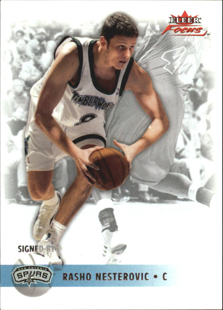 2003-04 Fleer Focus Numbers Century #5 Rasho Nesterovic
