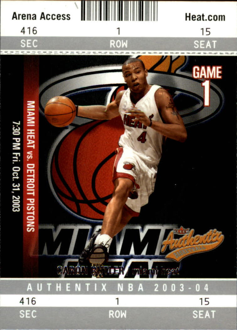 2003-04 Fleer Authentix #51 Caron Butler
