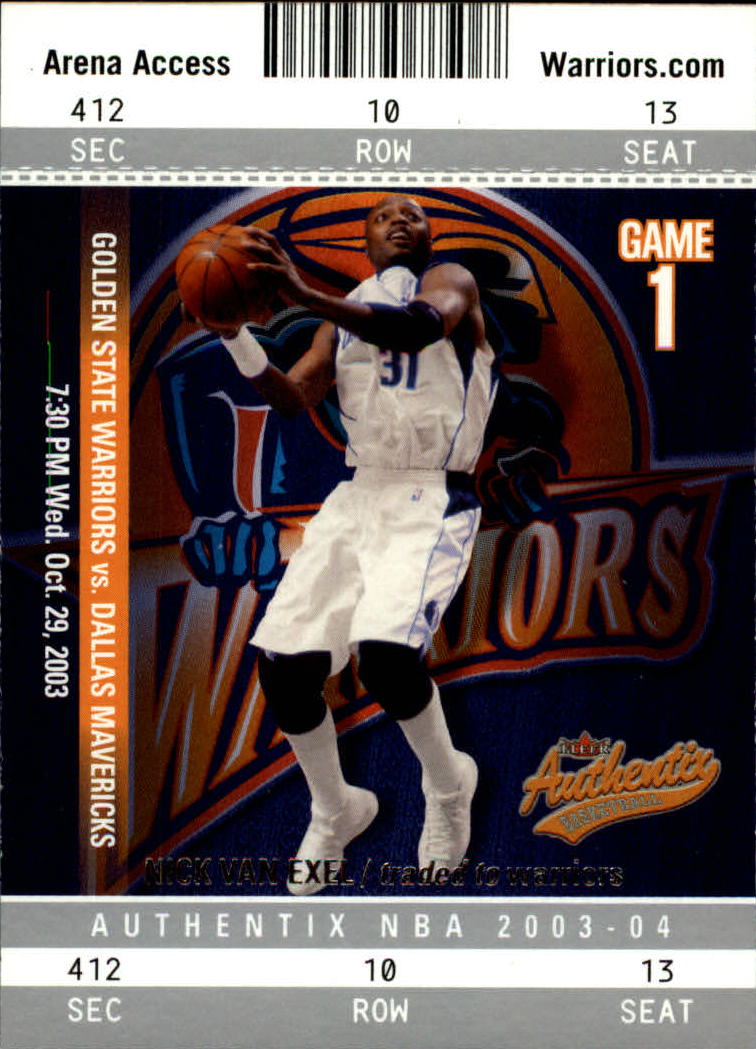 2003-04 Fleer Authentix #76 Nick Van Exel
