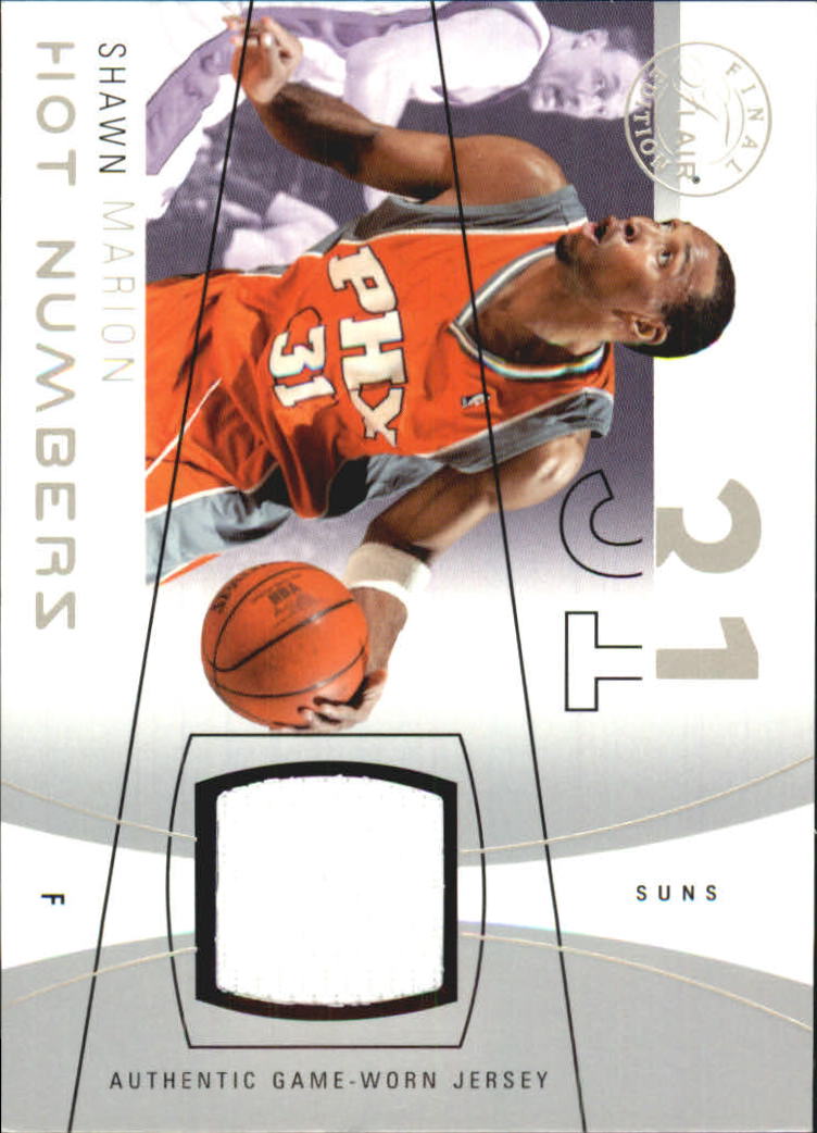 flair final edition hot numbers jerseys 125 #shm shawn marion