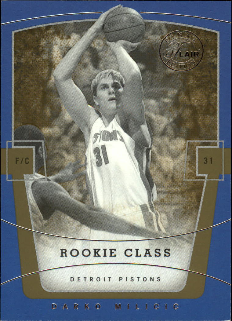 2003-04 Flair Final Edition #78 Darko Milicic RC