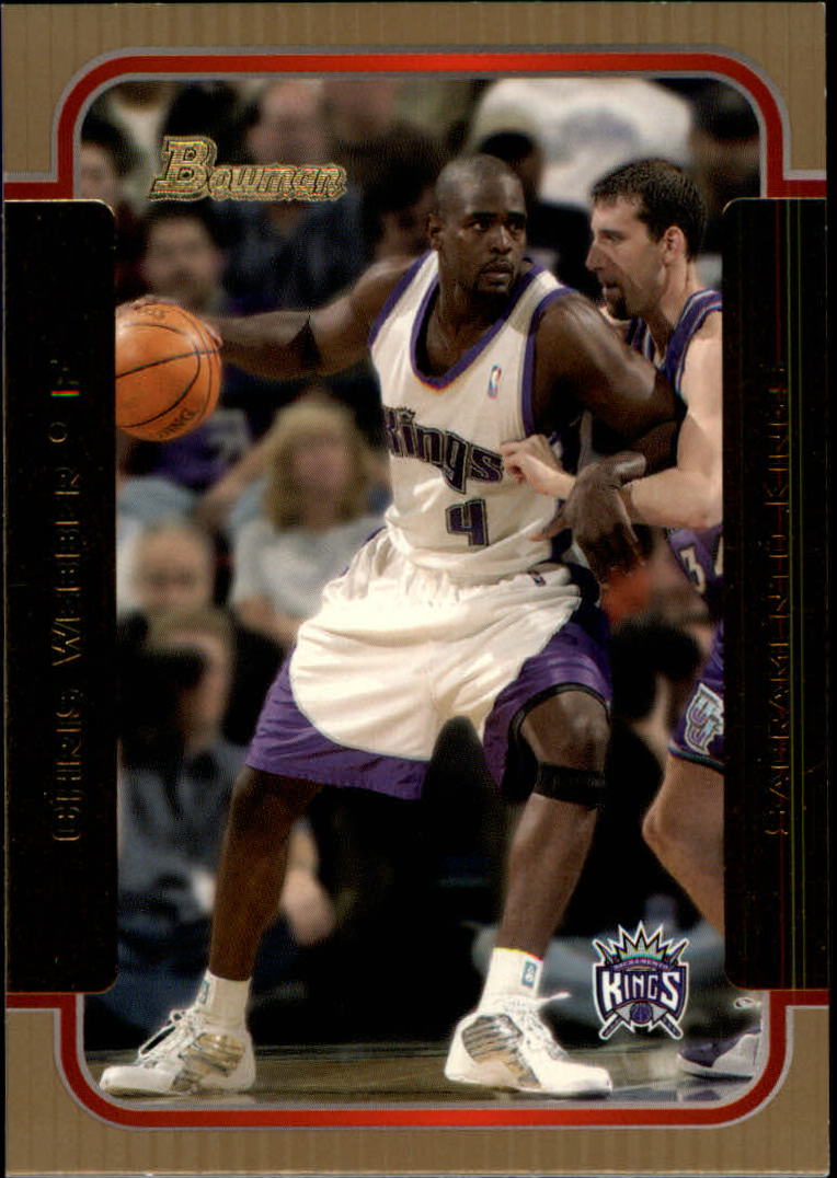 2003-04 Bowman Gold #28 Chris Webber