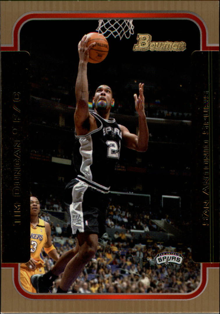 2003-04 Bowman Gold #40 Tim Duncan