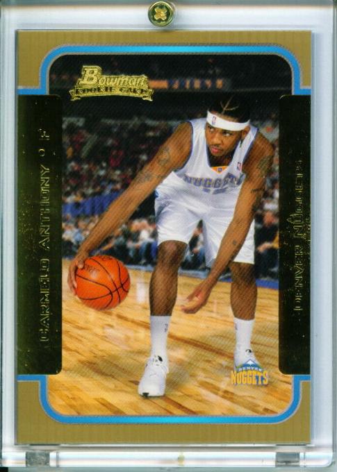 2003-04 Bowman Gold #140 Carmelo Anthony