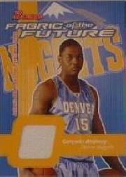 2003-04 Bowman Fabric of the Future #CA Carmelo Anthony