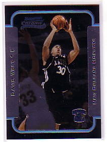 2003-04 Bowman Chrome #120 David West RC