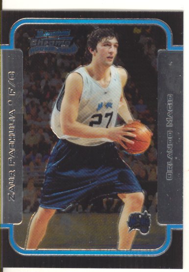 2003-04 Bowman Chrome #127 Zaur Pachulia RC