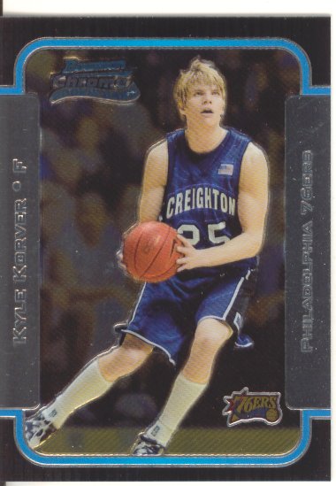 2003-04 Bowman Chrome #129 Kyle Korver RC