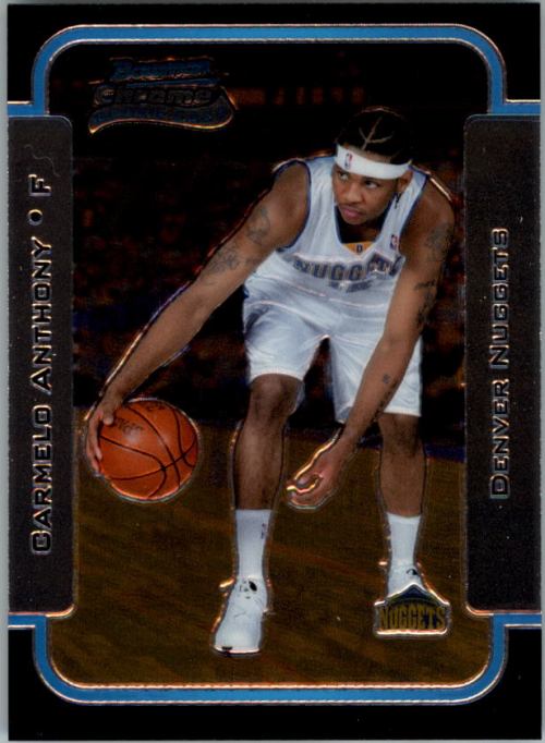 2003-04 Bowman Chrome #140 Carmelo Anthony RC