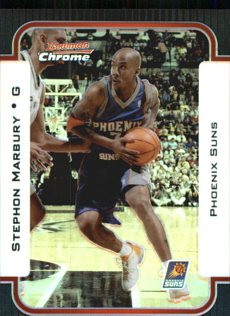 2003-04 Bowman Chrome Refractors #13 Stephon Marbury
