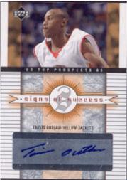 2003-04 UD Top Prospects Signs of Success #SSTO Travis Outlaw