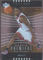 2004-05 Upper Deck Trilogy #143 Ben Gordon RC