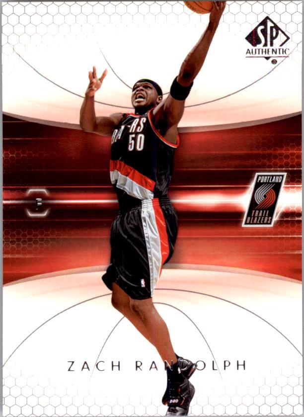 2004-05 SP Authentic #72 Zach Randolph