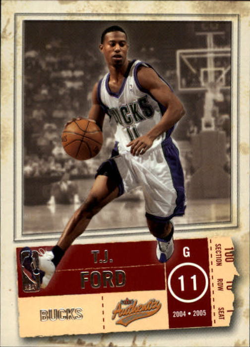 2004-05 Fleer Authentix #51 T.J. Ford