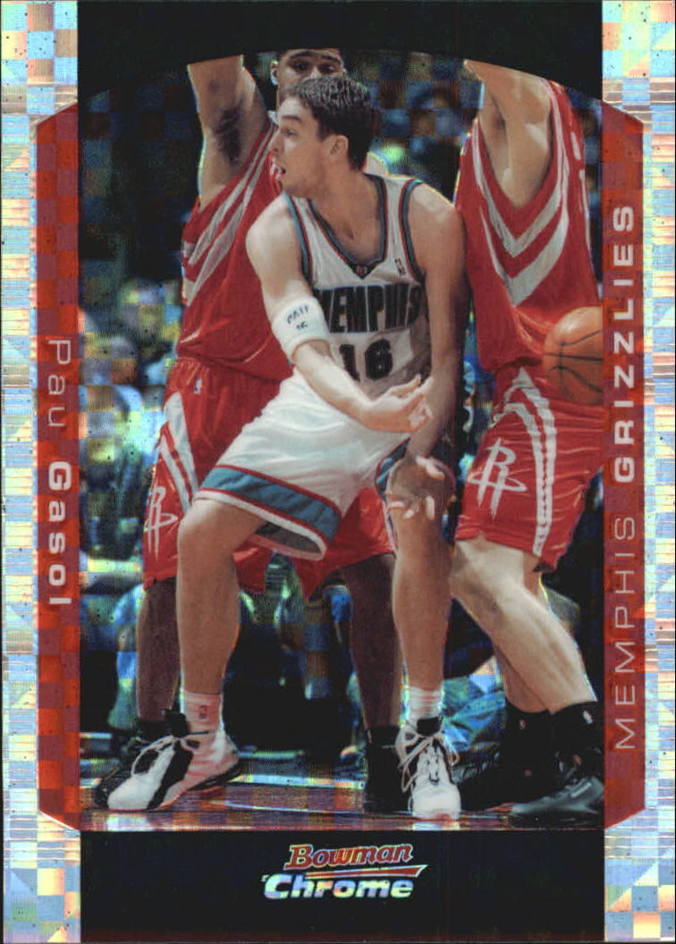2004-05 Bowman Chrome X-Fractors #16 Pau Gasol