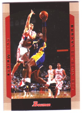 2004-05 Bowman Gold #99 Karl Malone