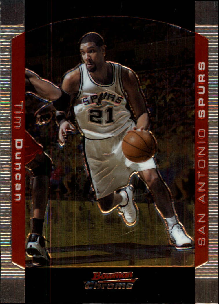 2004-05 Bowman Chrome #12 Tim Duncan