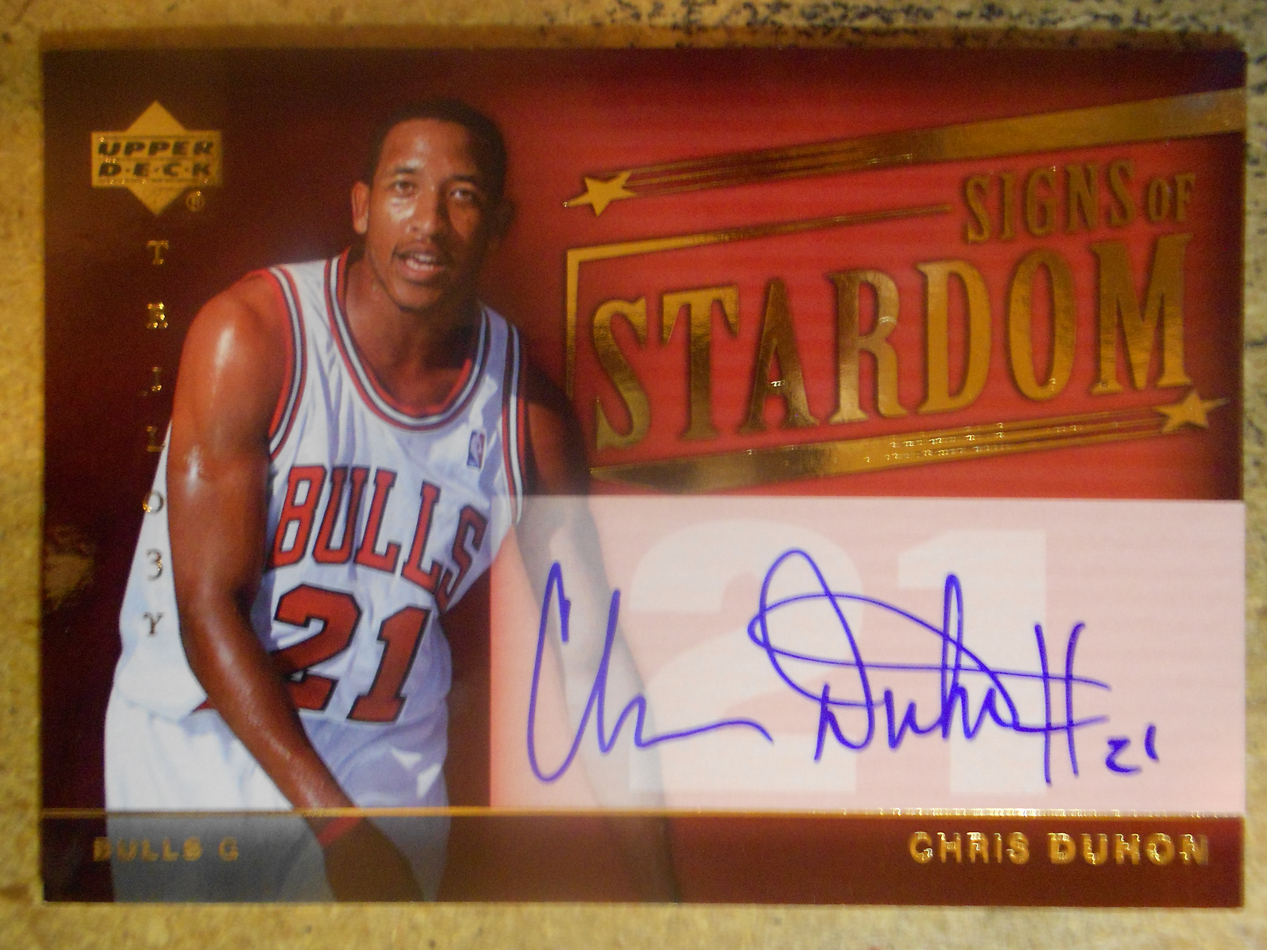 2004-05 Upper Deck Trilogy Signs of Stardom #CD Chris Duhon