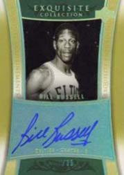 2004-05 Exquisite Collection Enshrinements Autographs #ENBR1 Bill Russell Posed