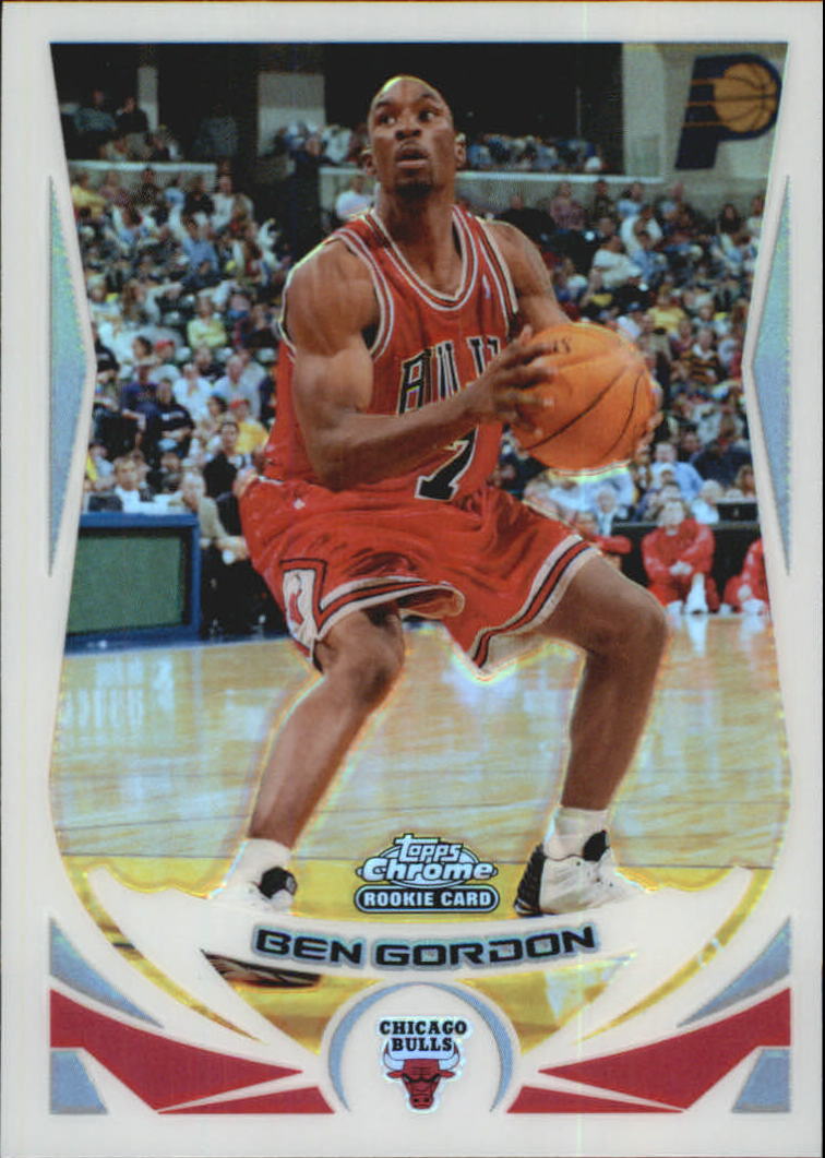2004-05 Topps Chrome Refractors #168 Ben Gordon front image