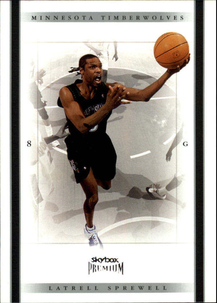 2004-05 skybox premium #47 latrell sprewell - nm-mt