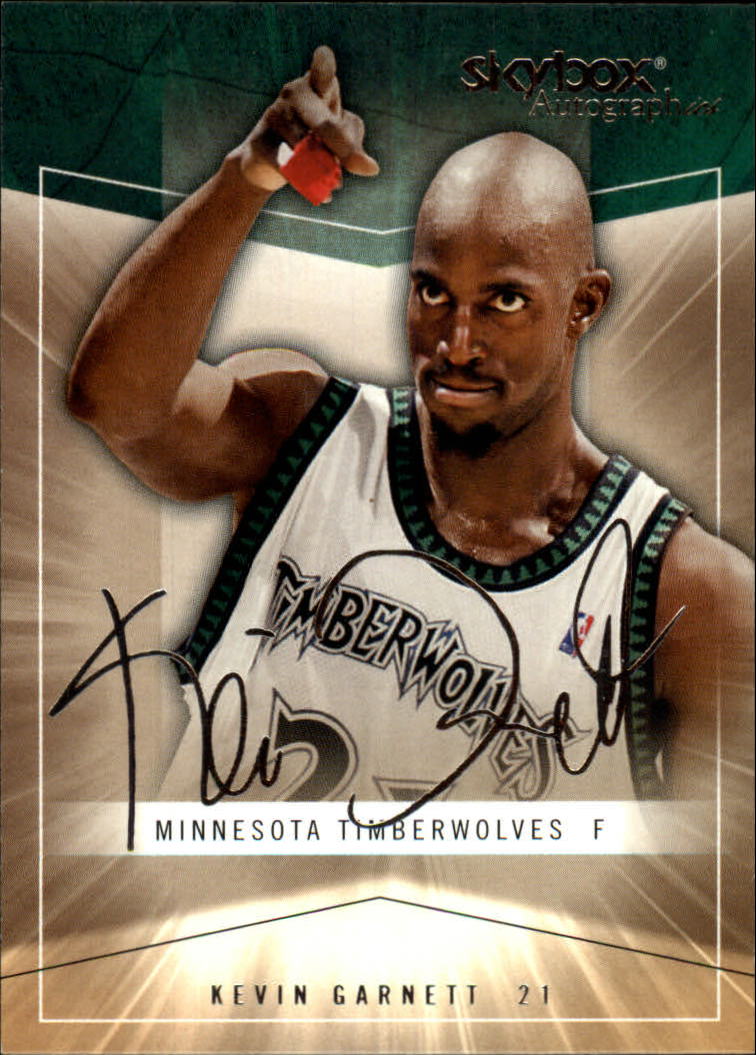 2004-05 SkyBox Autographics #55 Kevin Garnett