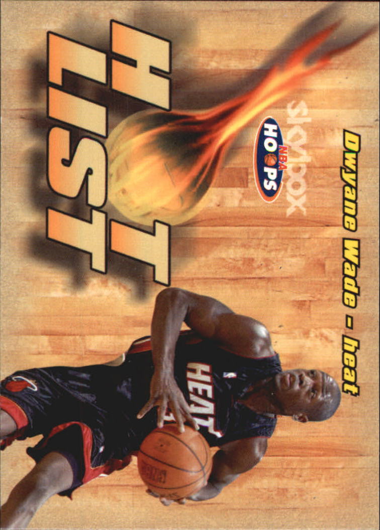 2004-05 Hoops Hot List #1 Dwyane Wade