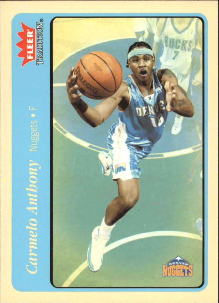 2004-05 Fleer Tradition Blue #17 Carmelo Anthony