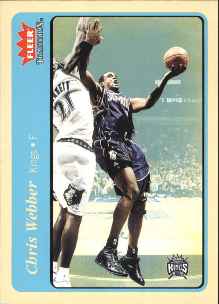 2004-05 Fleer Tradition Blue #57 Chris Webber