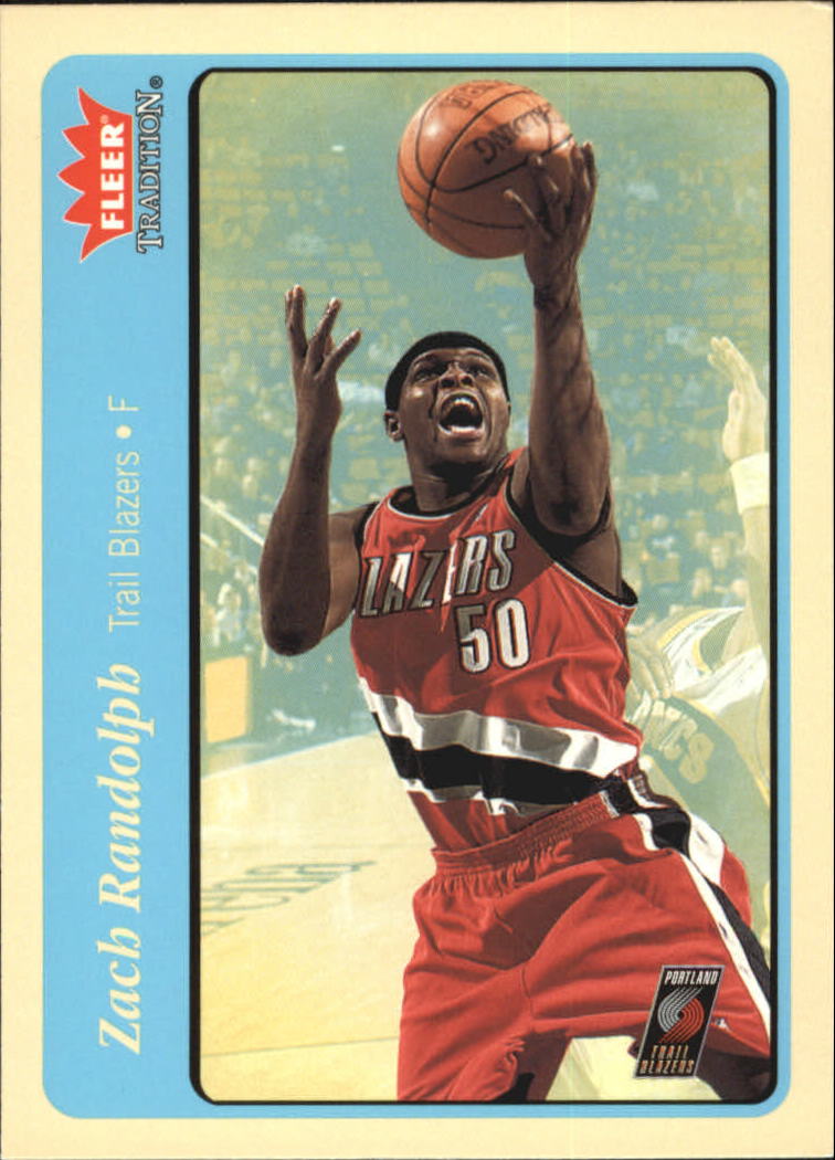 2004-05 Fleer Tradition Blue #91 Zach Randolph