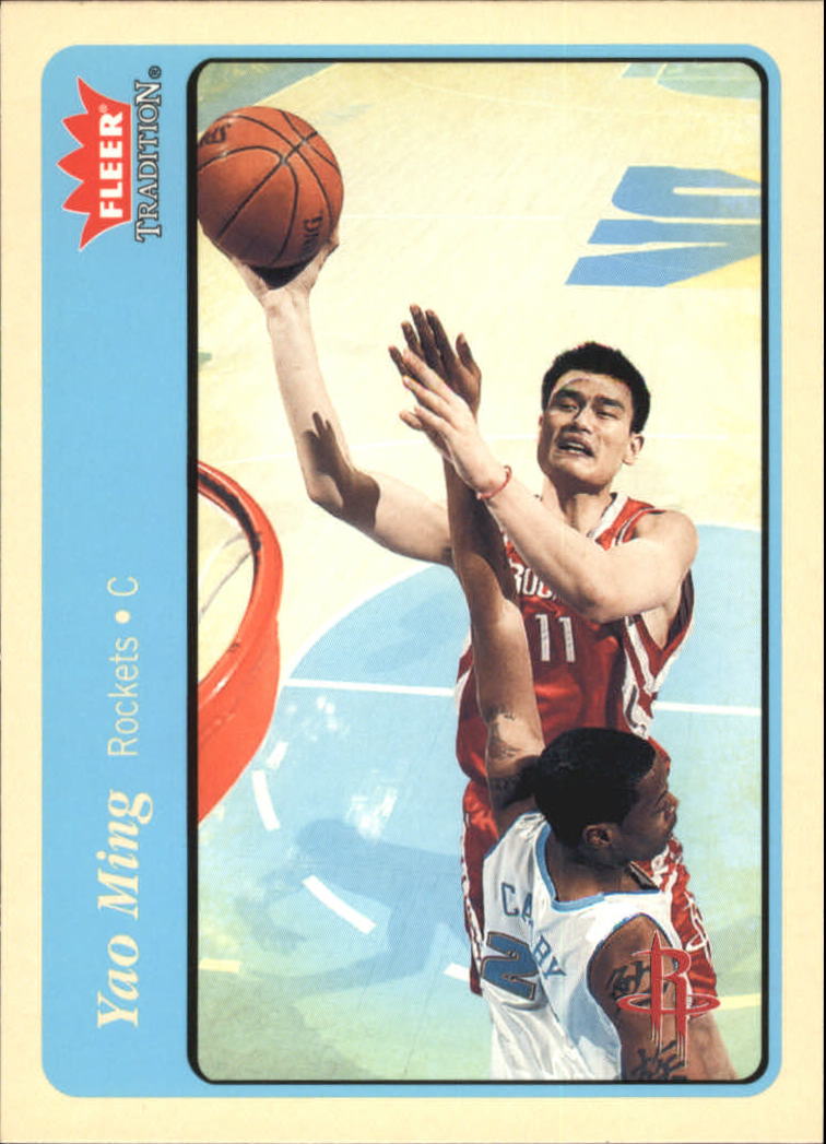 2004-05 Fleer Tradition Blue #112 Yao Ming