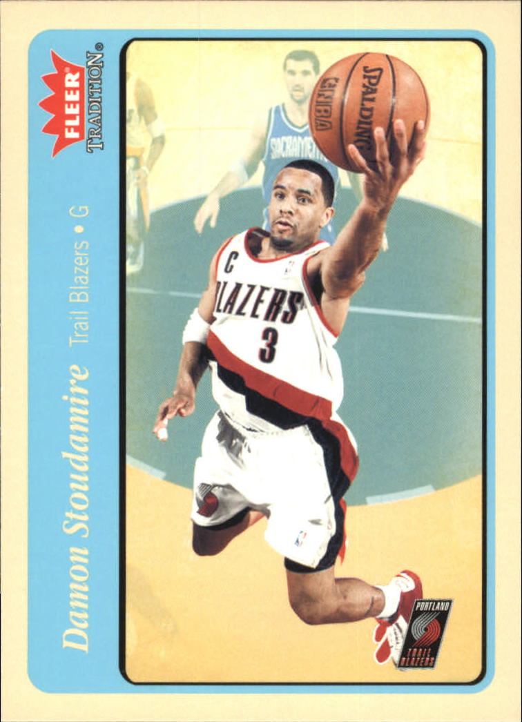 2004-05 Fleer Tradition Blue #123 Damon Stoudamire